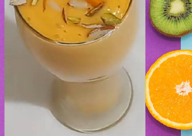 Steps to Make Ultimate Delicious and Easy Mango Milk Shake Recipe