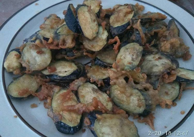 Bagaimana Menyiapkan Terung Crispy / Eggplant Tempura yang Enak