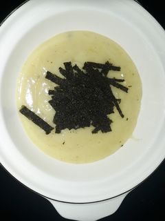Foto resep Cream soup with nori