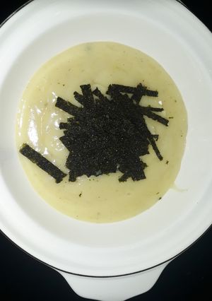 Foto resep Cream soup with nori