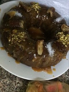 صورة لوصفة كيكه التمر