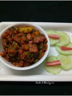 गाजर, आलू, मेथी की सब्जी (Gajar aloo methi ki sabzi recipe in hindi) रेसिपी मुख्य फोटो