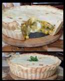 Tarta de zapallitos verdes y choclo (con masa casera)