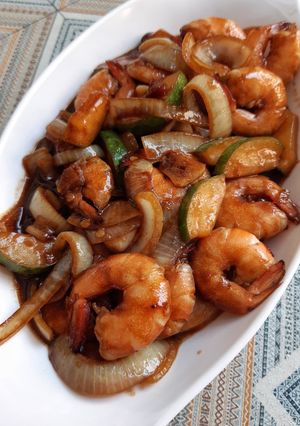 Foto resep Udang Saus Mentega Pedas Bulbul