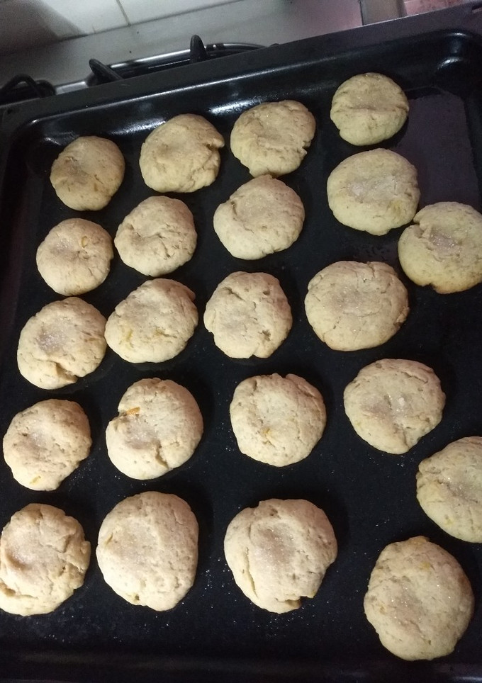 Una foto de Galletitas de naranja sin huevo y sin manteca de cuarentena