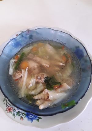 Foto resep 9#Sayur sop ceker