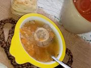 Una foto de sopa chicas