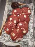 Red Velvet Soft Cookies Sourdough Discard