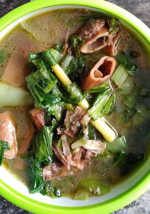 Foto resep Cumi asin kuah sambal ijo