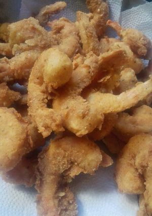 Una foto de Camarones empanizados