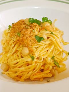 Foto di Tagliolini con crema di ceci