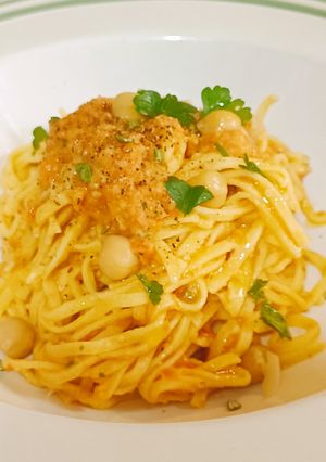 Foto di Tagliolini con crema di ceci