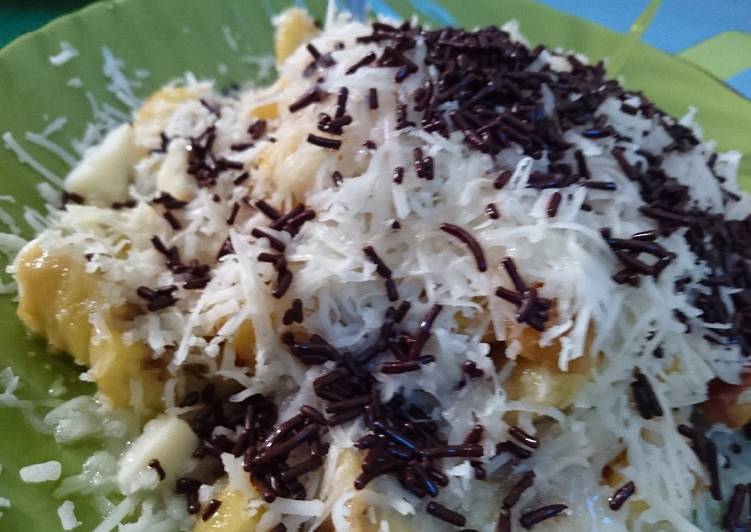 Pisang coklat keju