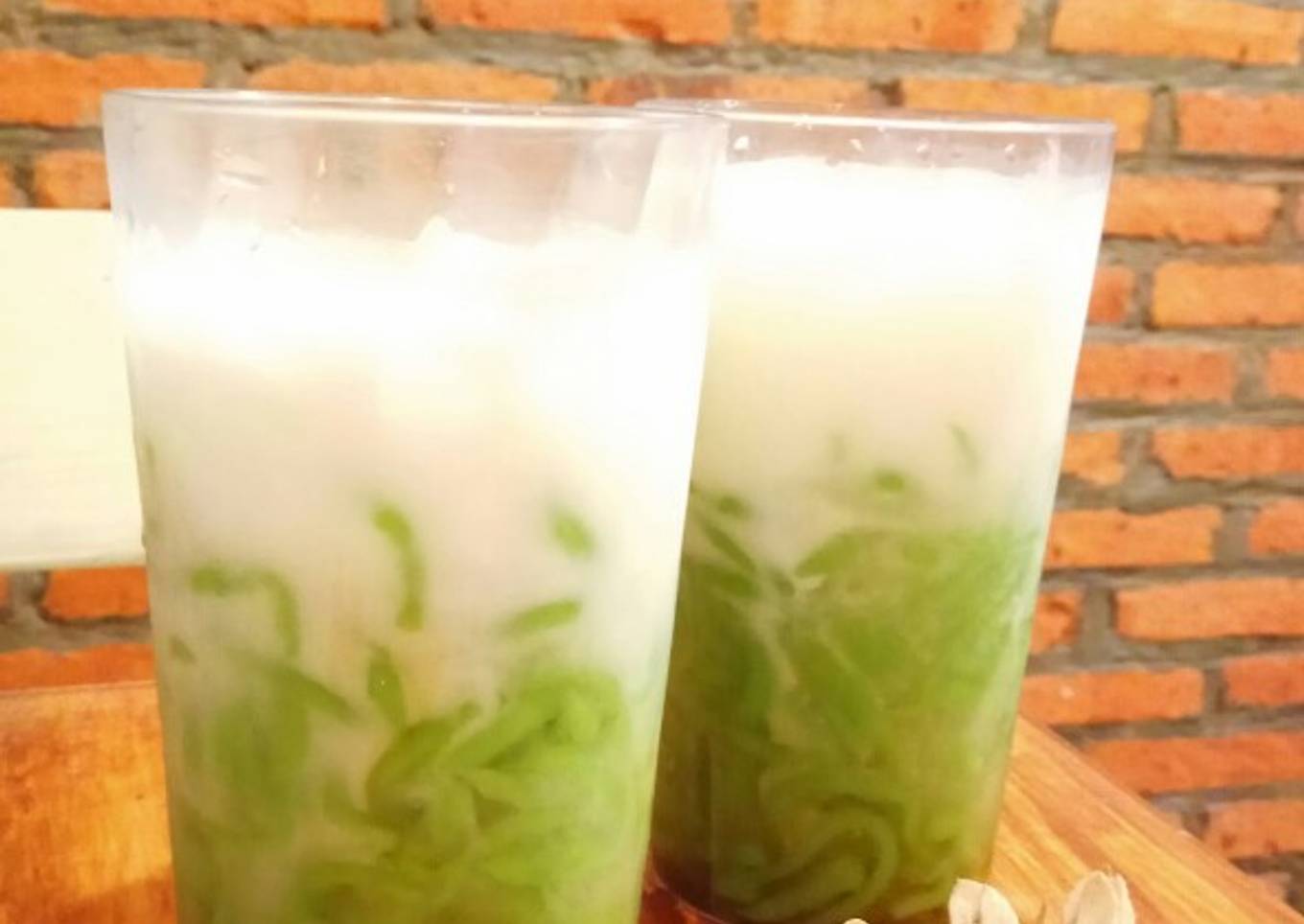 Cendol Pandan dengan 4bahan saja
