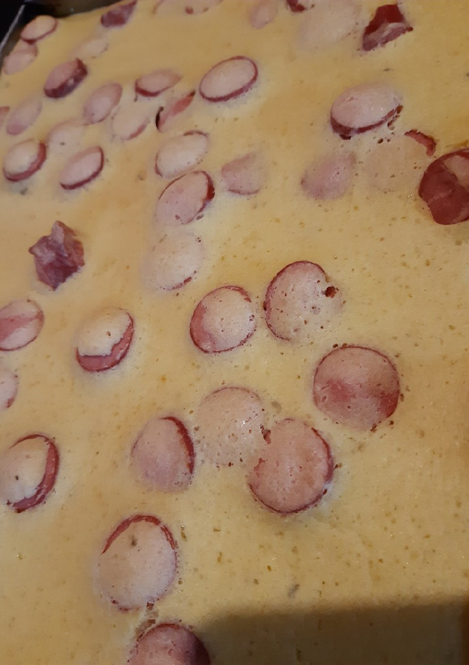 Una foto de Fainá de queso y panchos