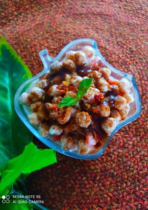 A picture of Chana chat.