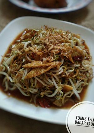 Foto resep Telor dadar Tauge (tumis telor dadar tauge)