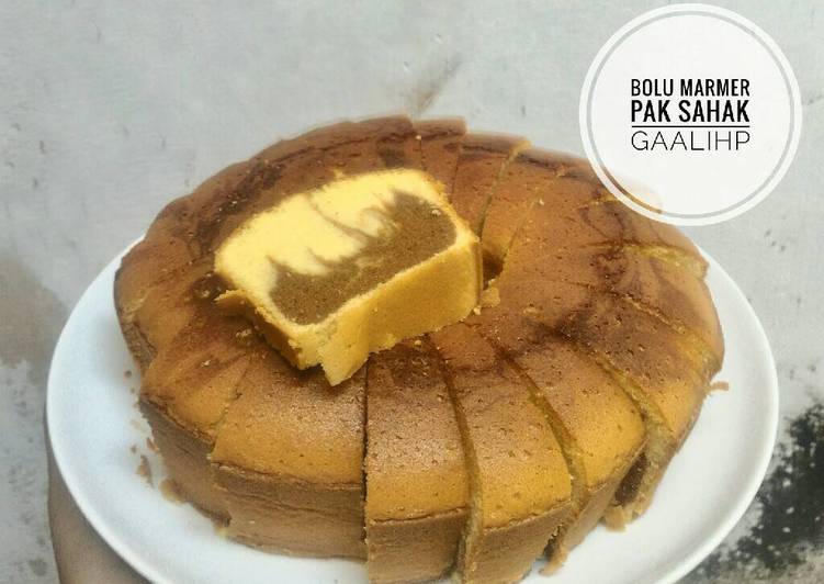 Resep Bolu Marmer Pak Sahak, Bisa Manjain Lidah