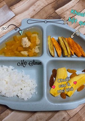 Hình của món Ăn dặm - Thực đơn cơm 8.