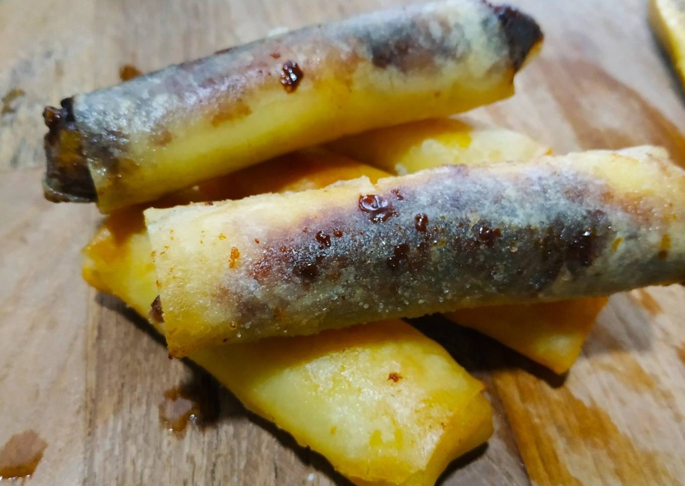 Lumpia pisang aka piscok