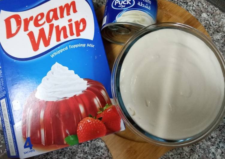 Simple Way to Prepare Quick Whipped topping mix cream