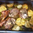 Pierna de cordero al horno
