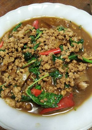 รูปของ กะเพราหมูสับ