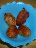 Croquetas de Pollo hechas con miga de pan