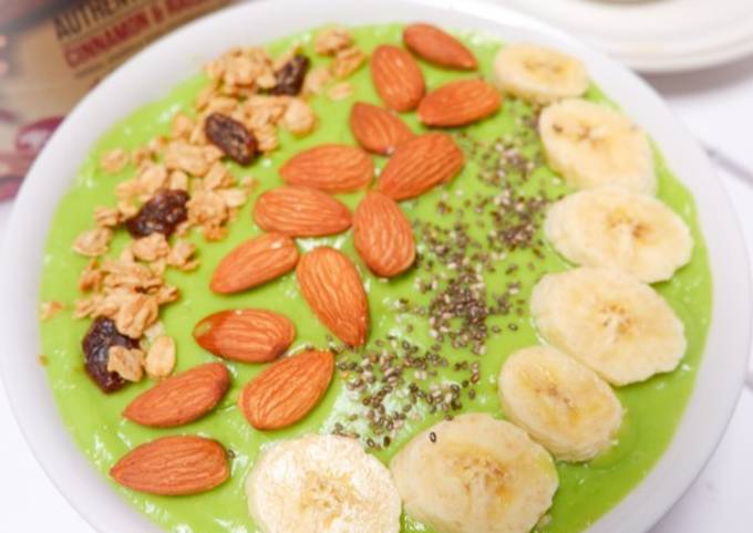 Cara Gampang Menyiapkan Green Smoothie Bowl, Sempurna
