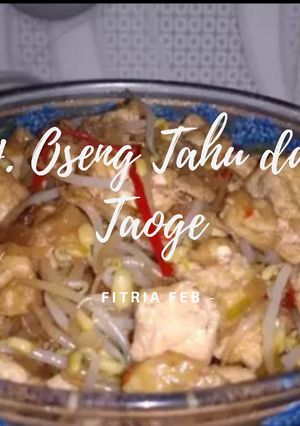 Foto resep 14. Oseng Tahu Dan Taoge
