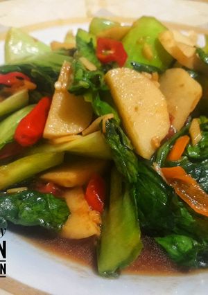 Foto resep Tumis Pakcoy Baso ikan