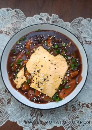 Foto resep Sweet Potato Tteokbokki (Semua Bahan Lokal)