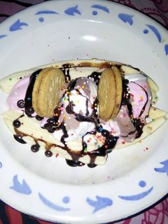 Foto resep Banana split