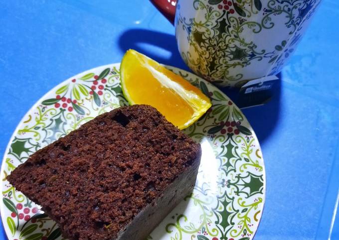 Simple Homemade Chocolate-Orange Cake 🎂