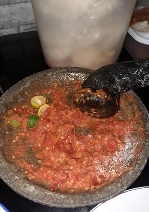Foto resep Sambal terasi limau