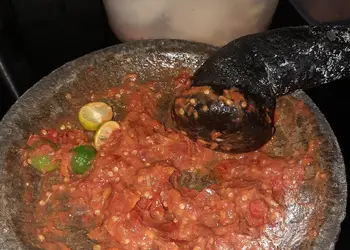 Masakan Populer Sambal terasi limau Nikmat Lezat