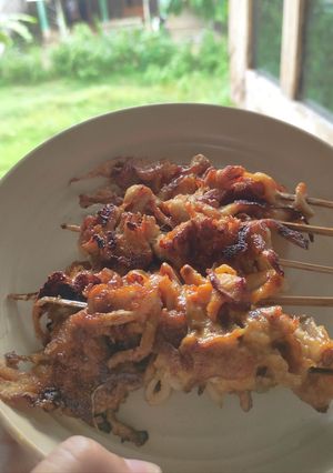 Foto resep Sate Jamur balur telur