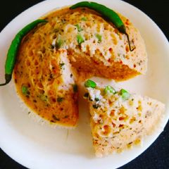 Healthy Masoor Dal Dhokla A picture of Healthy Masoor Dal Dhokla.