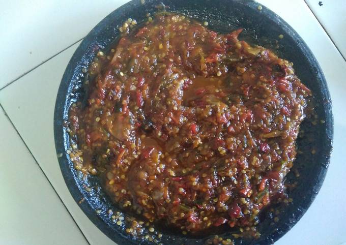 Sambal acan raja banjar