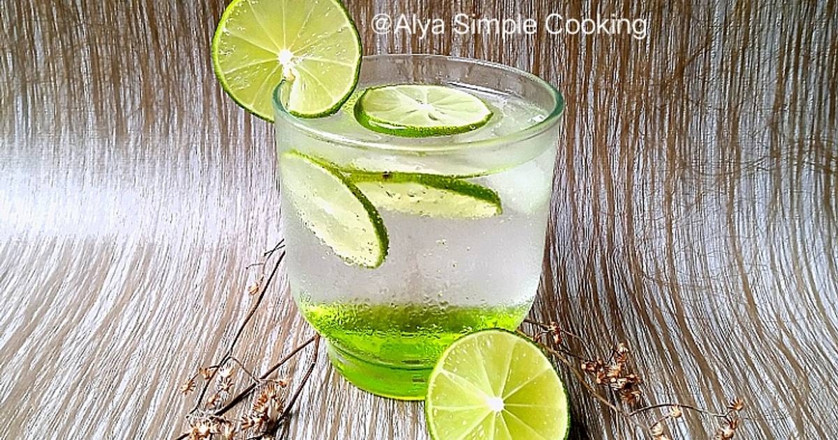 Resep Es Sprite Lime Sirup Melon Oleh Alya Nurfitri Cookpad