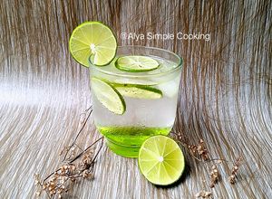 Foto resep Es Sprite Lime Sirup Melon