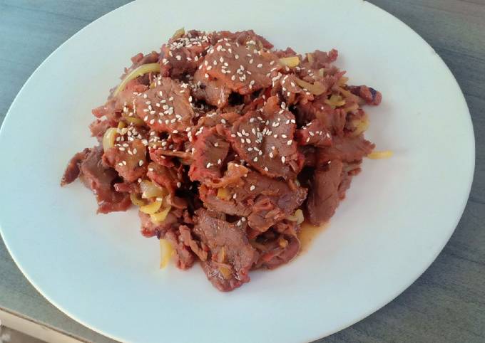 Beef Teriyaki Ala Hokben