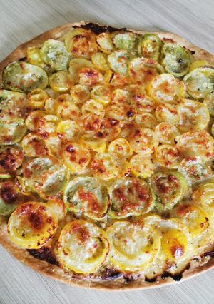 Une photo de Tarte fine à la tomate