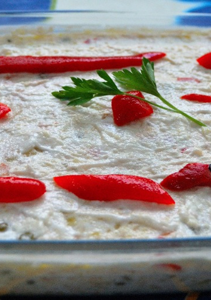 Una foto de Ensaladilla rusa con lactonesa