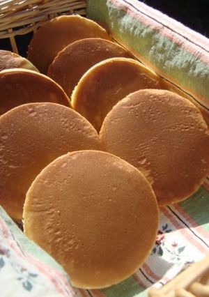 A picture of Imagawa-yaki with Pancake Mix.