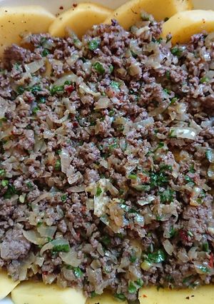 صورة لوصفة صينية بطاطا 🍠 باللحمة الناعمة ☺😋