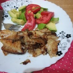 A picture of Pan fried fish fillet.