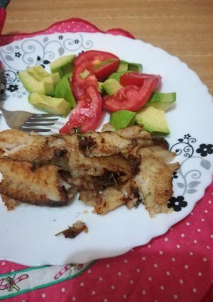 A picture of Pan fried fish fillet.