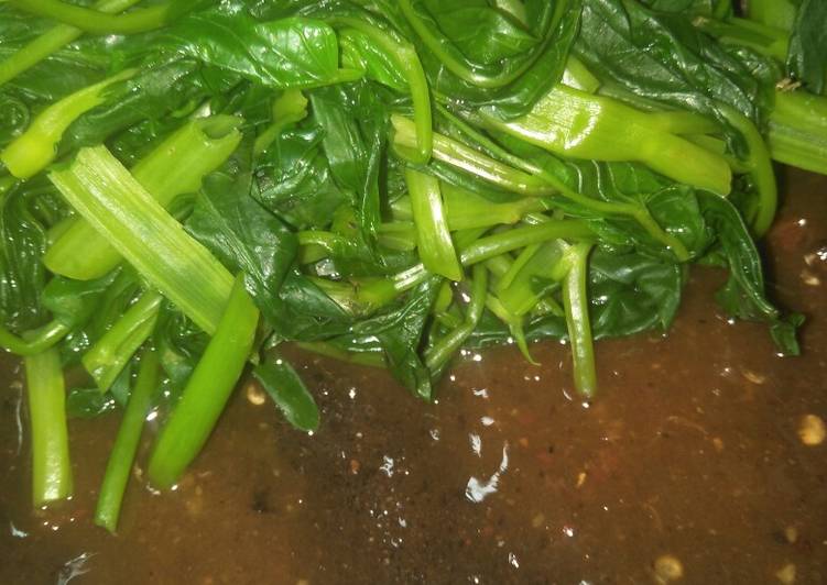 Cara Gampang Membuat Kangkung sambal asam manis yang Menggugah Selera