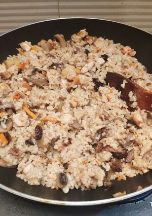 Foto resep Mushroom Rice Plov